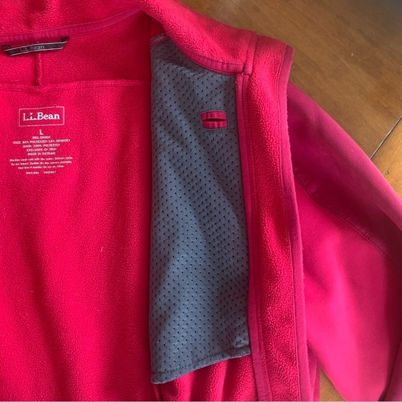 LL BEAN SKI COLD JACKET LINED LARGE RASPBERRY - Picture 12 of 13